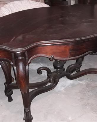 TAVOLO LEGNO STILE LUIGI FILIPPO