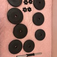 Set Manubri Regolabili 20kg (Pesi Palestra Casa)