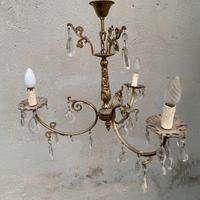 Lampadario a gocce vintage