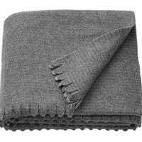 Coperta Ikea Tjarblomster grigia