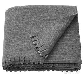 Coperta Ikea Tjarblomster grigia