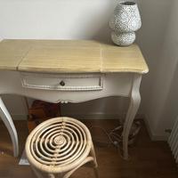 Mobiletto scrivania con alzata a specchio