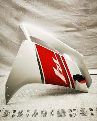 Fiancata Carena Destra Bianca e rossa Yamaha Yzf R