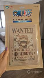 One Piece metal poster