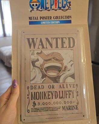 One Piece metal poster