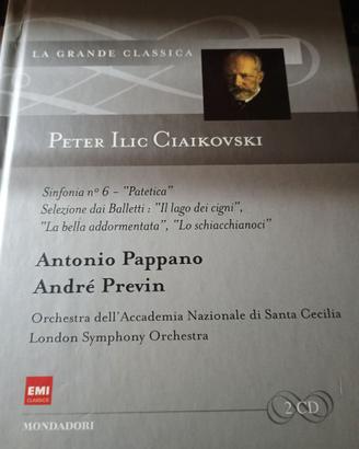 box cofanetto cd Petr Ciajkovskij ( 2 CD) "La Gran