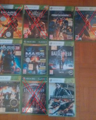Giochi XBox 360 originali completi di tutto (in ot
