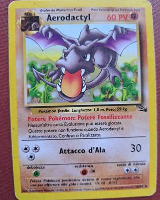 Aerodactyl 16/62 rara ita - Fossil