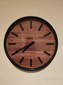 Orologio da parete effetto legno 