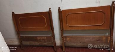 letti 2 singoli in legno 30 tutte 2 solo uno 30 E