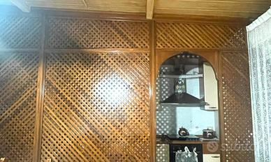 Grigliato Divisorio in VERO LEGNO-Fatto a Mano