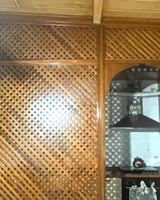 Grigliato Divisorio in VERO LEGNO-Fatto a Mano