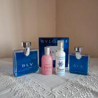 boccette VUOTE profumi Bulgari L'Erbolario 