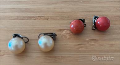 Coppie orecchini vintage anni 50
