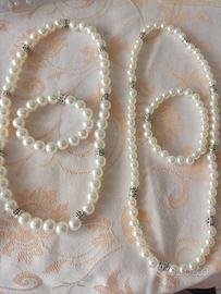 collana e bracciale perle fai da te 