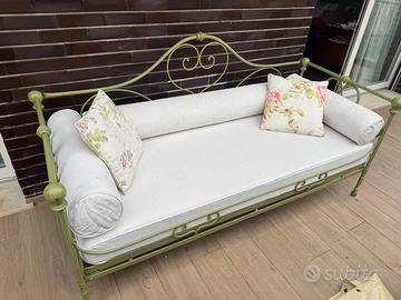 Divano letto Aurora Unopiù in ferro battuto