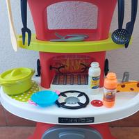 cucina giocattolo con accessori e carello