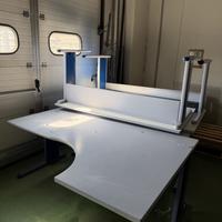 4 Scrivanie professionali angolari ufficio