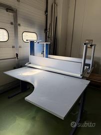 4 Scrivanie professionali angolari ufficio