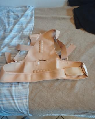 Cintura ortopedica correttore posturale beige L/XL