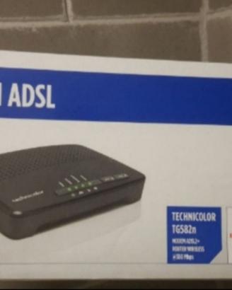Modem router infostrada con scatola