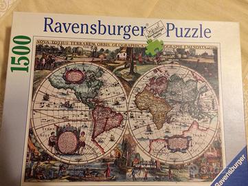 Puzzle Ravensburger Antico Mappamondo 1636 NUOVO