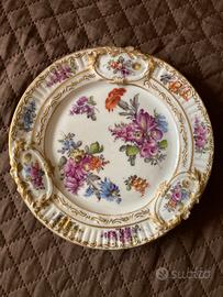 Piatto in porcellana decorato (Germania)