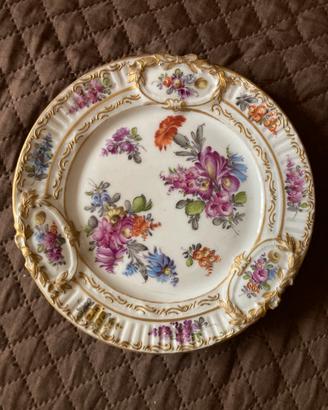 Piatto in porcellana decorato (Germania)