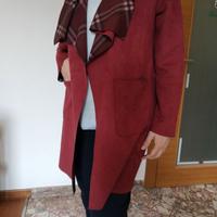 Spolverino donna bordeaux