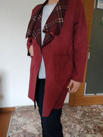 Spolverino donna bordeaux