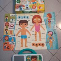 Scopri il corpo umano carotina 3/6 anni