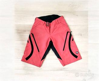 Pantaloncini da ciclismo Race Face in colore rosso