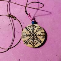 Medaglione Vichingo in legno