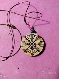 Medaglione Vichingo in legno