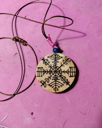 Medaglione Vichingo in legno