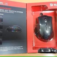 Tt eSPORTS MO-NMS-WDOOBK-01 Mouse da Gaming, Nero