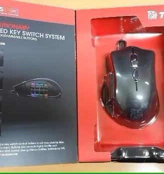 Tt eSPORTS MO-NMS-WDOOBK-01 Mouse da Gaming, Nero