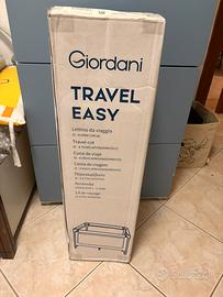 Lettino da viaggio Travel Easy Giordani 0-4 anni