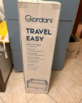 Lettino da viaggio Travel Easy Giordani 0-4 anni