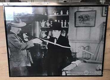 Quadro vintage con giocatori di biliardo