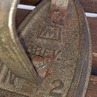 coppia ferro da stiro vintage