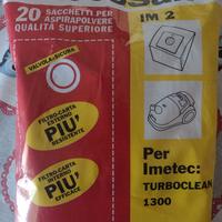 20 sacchi aspirapolvere Imetec Turbo Jean 1300