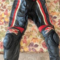 Tuta moto pelle divisibile 52 Spyke