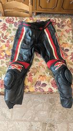 Tuta moto pelle divisibile 52 Spyke