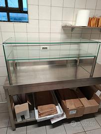 vetrinetta in vetro con ripiano