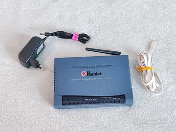 Router Hamlet HRDSL512W ADSL Wireless switch 4 pt