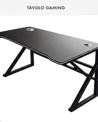 Scrivania gaming tavolo per studio pc console game