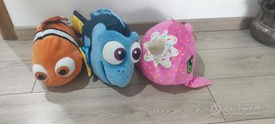 Peluche Dori, Nemo e Balena