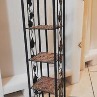 🪴 Scaffale / Etagère in ferro battuto con ripiani