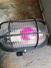 lampada esterno rossa 